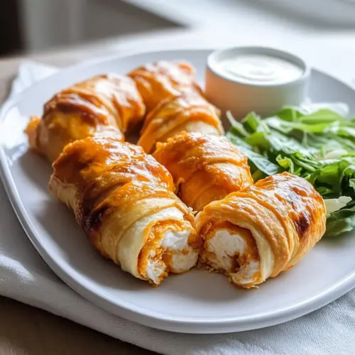 Buffalo Chicken Rollups