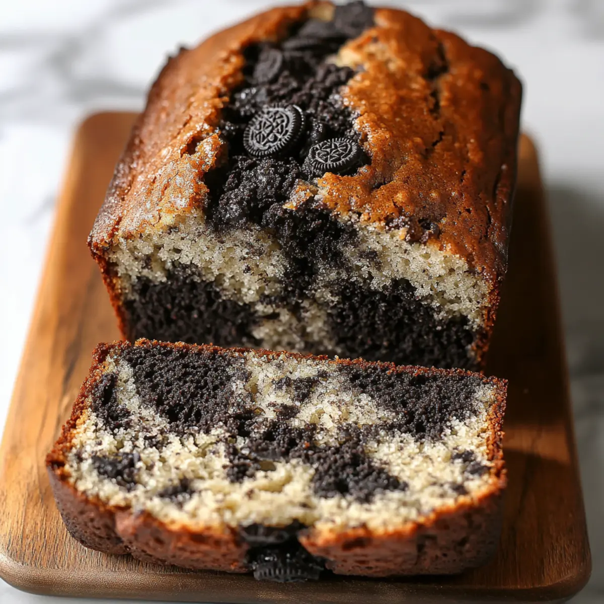 Oreo Banana Bread