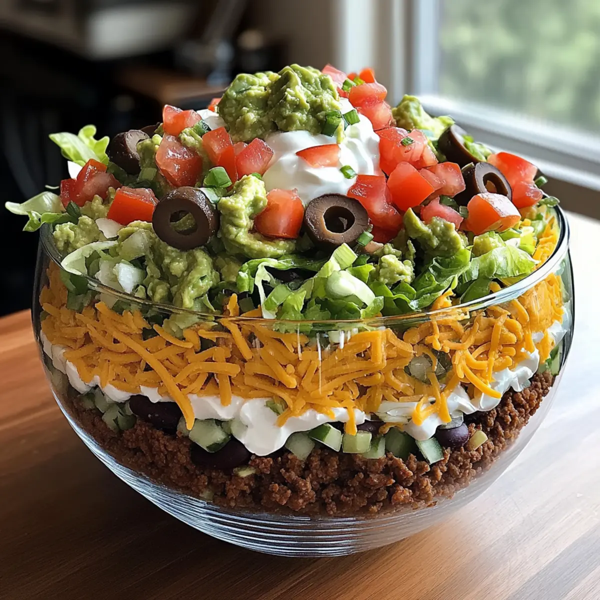 Seven-Layer Taco Salad