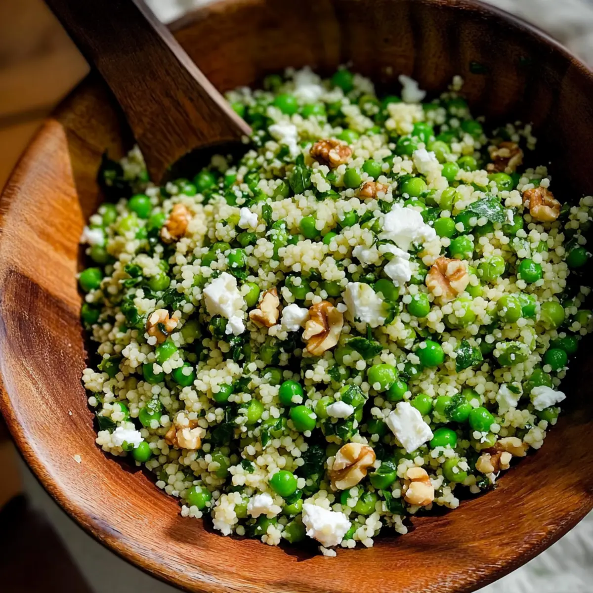 Fresh and Flavorful Spring Pea Feta Couscous Salad Delight 2 cc14ee0c 2dfe 496e b57d bc4f18e47446bl oouhk7
