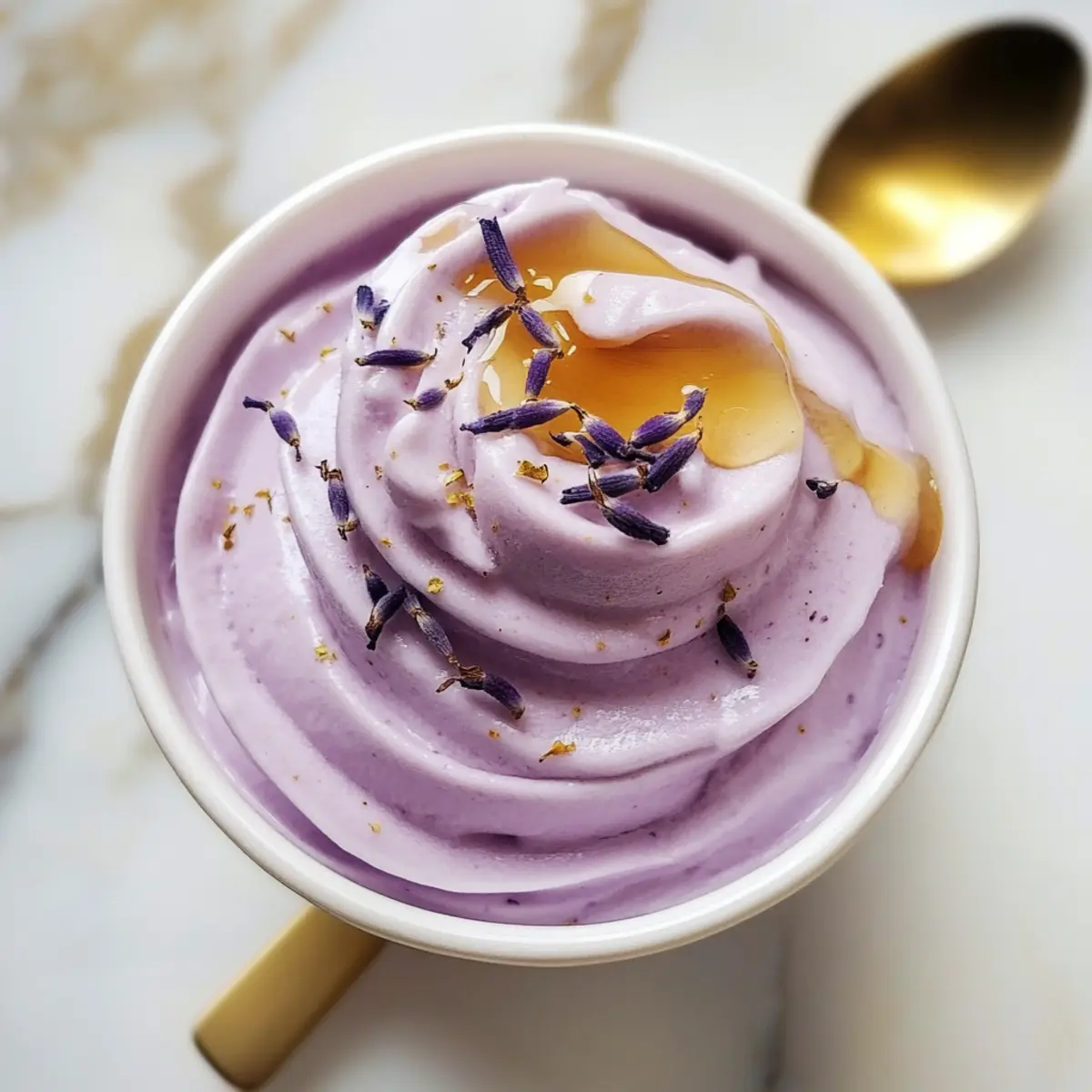 Honey Lavender Frozen Yogurt