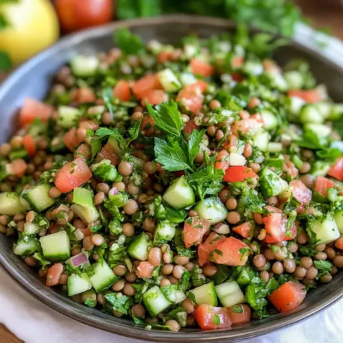 Lentil Tabbouleh