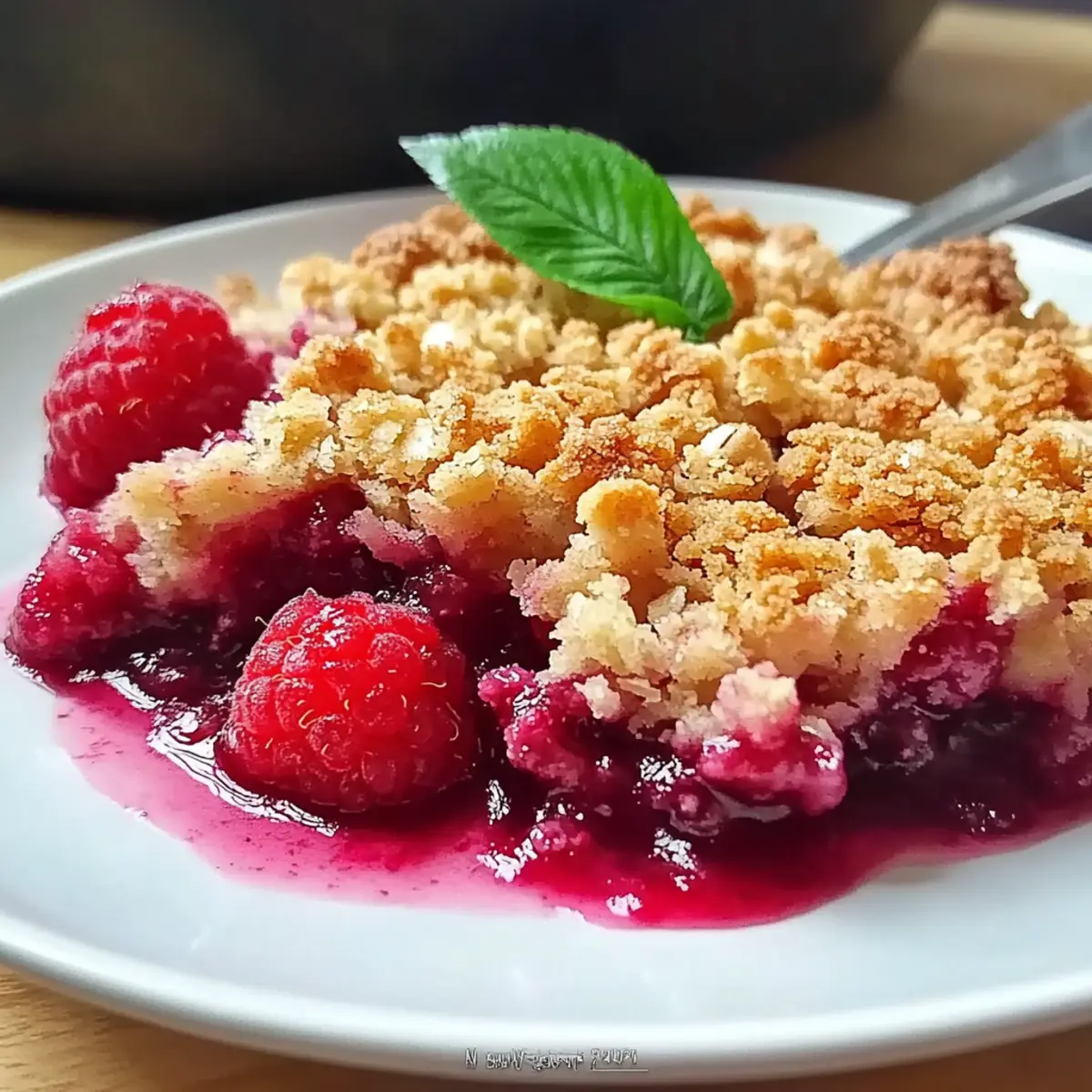 Raspberry Crumble Delight
