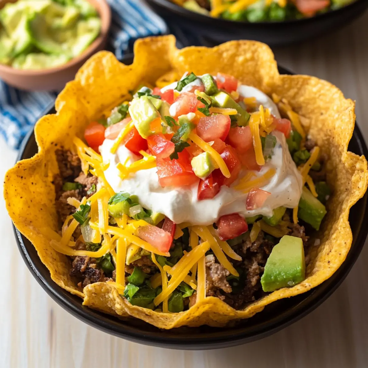 Bubbly Taco Salad Bowl