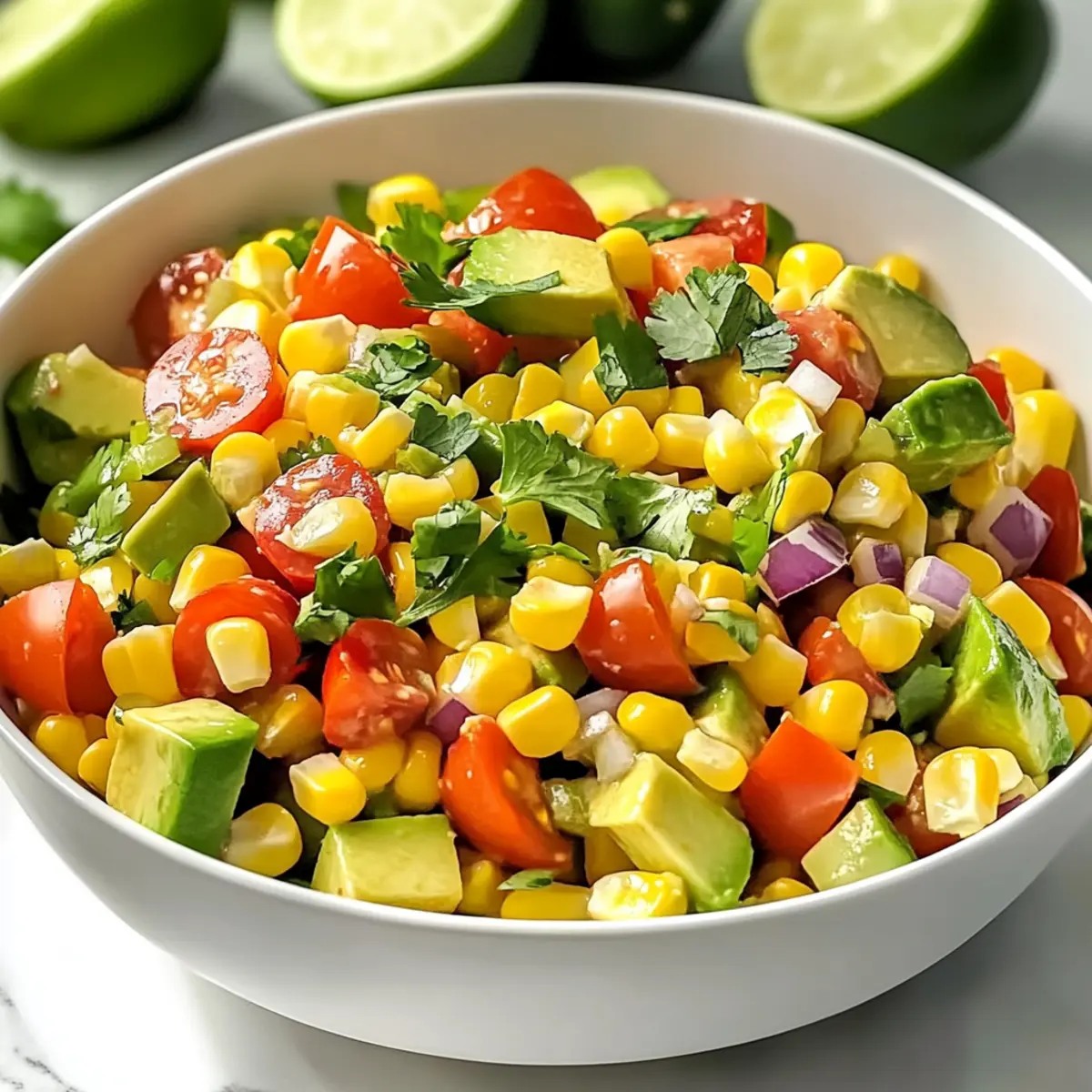 Summer Corn Salad with Avocado
