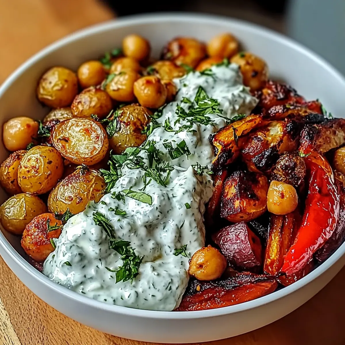 Classic Mediterranean Roasted Vegetables with Creamy Tzatziki 1 e5d2df6a 4186 43fe b30e efedc8df67e3tr g57uod