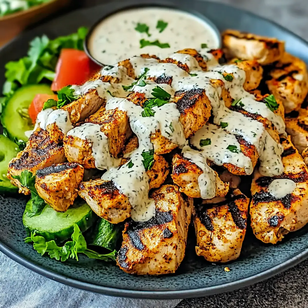 Perfect Chicken Shawarma with Garlic Sauce