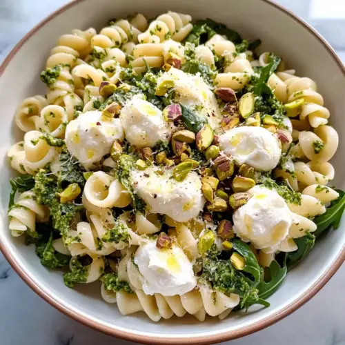 Lemon Burrata Pasta Salad