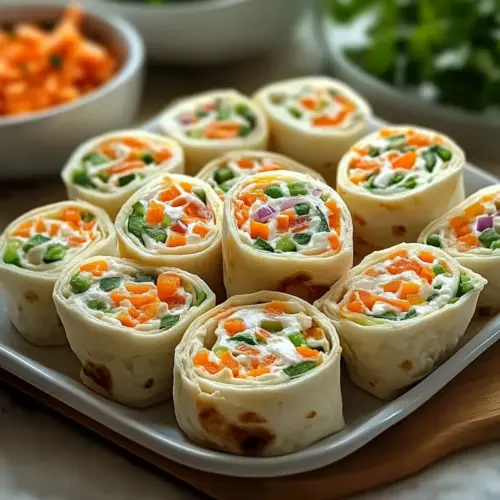 Vegetable Tortilla Roll Ups
