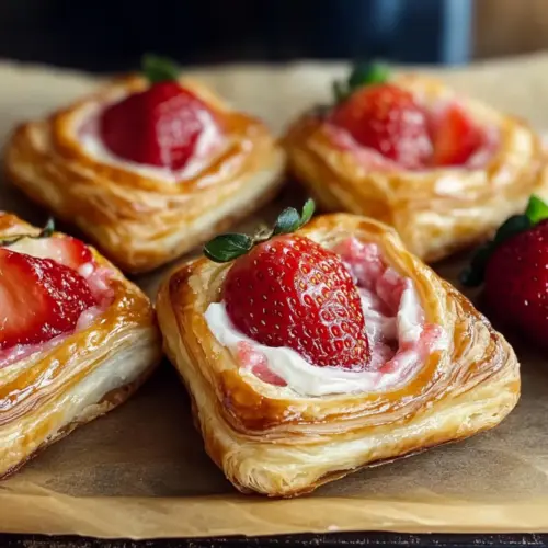 Strawberry Cream Cheese Danishes