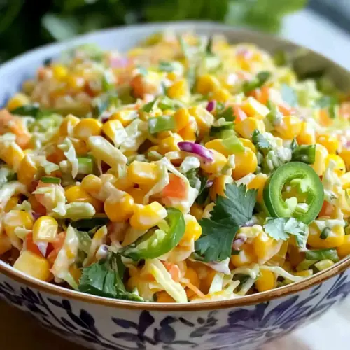 Spicy Corn Slaw: A Zesty Summer Side That Dazzles! 7 Spicy Corn Slaw