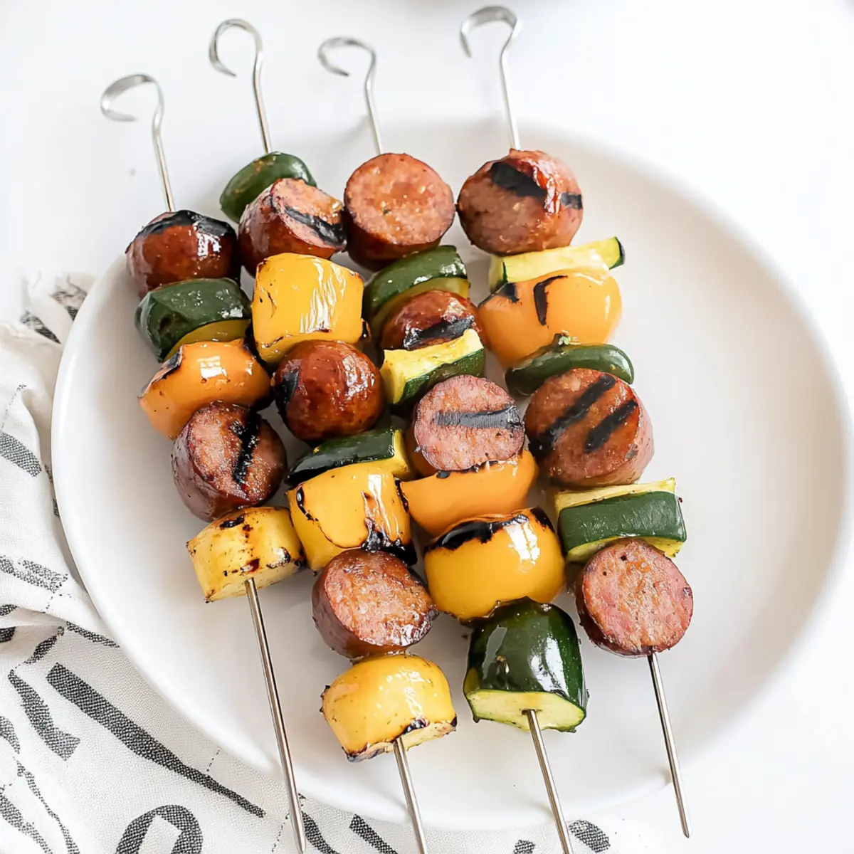Grilled Sausage Kabobs with Honey Mustard Glaze for Summer Fun 1 unnamed file 173