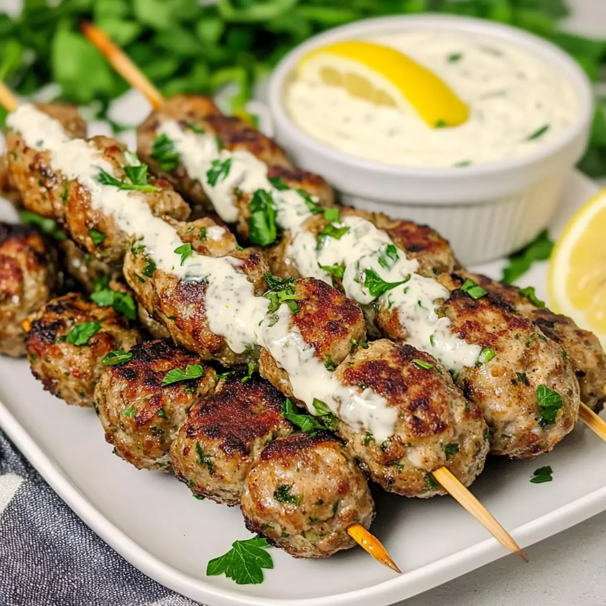 Mouthwatering Pork Kofta Kebabs with Tahini Sauce Delight 2 unnamed file 178