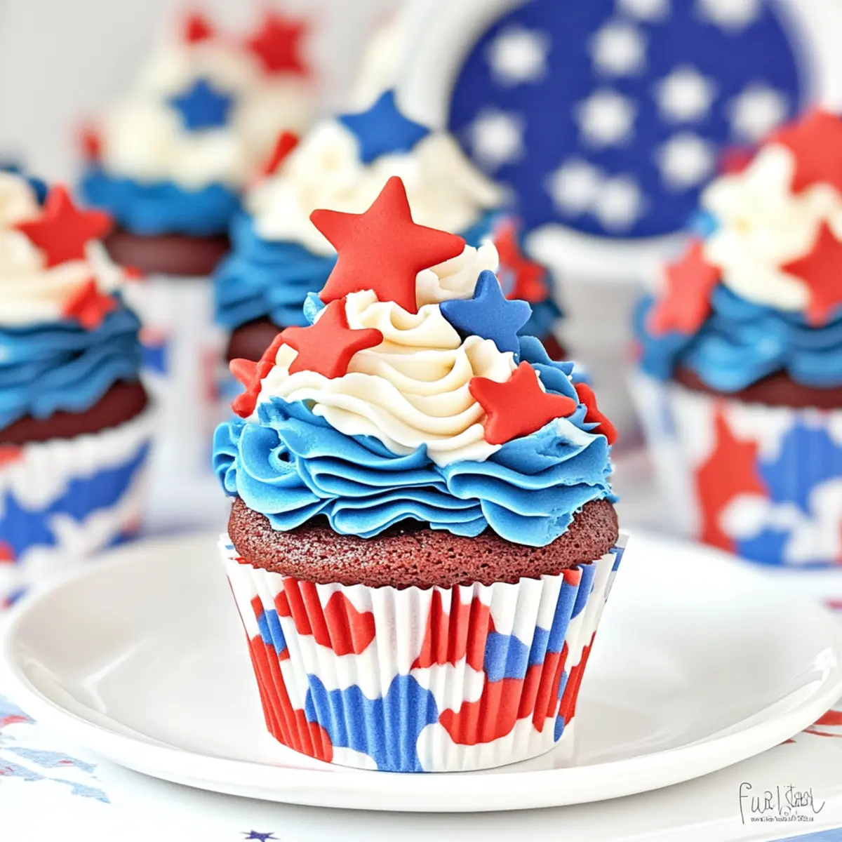 Delicious Red White and Blue Cupcakes to Celebrate Summer 1 unnamed file 189