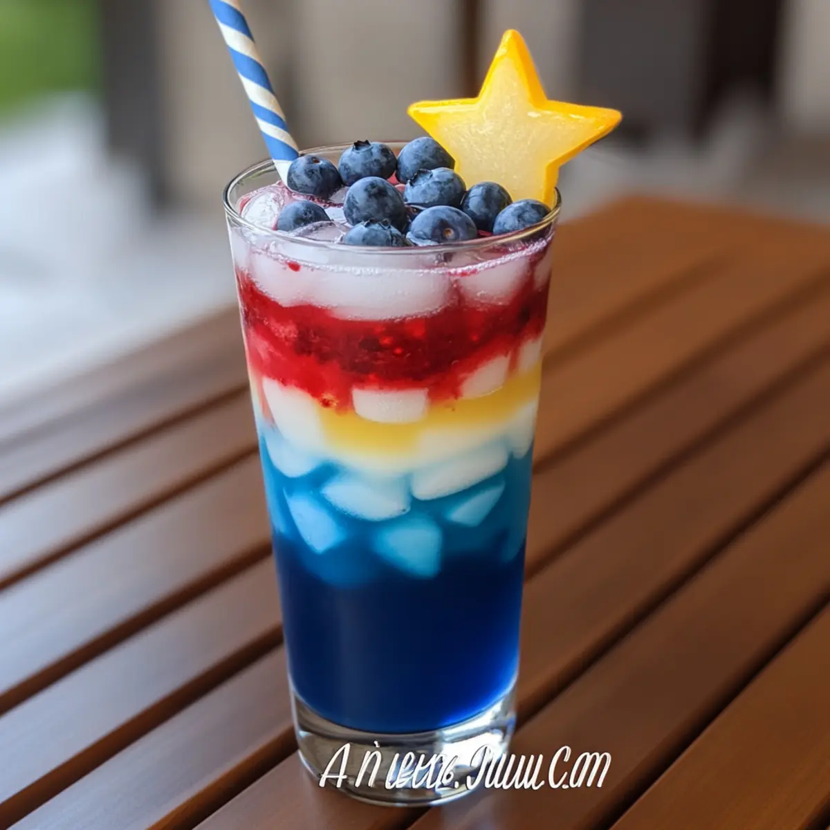 Star-Spangled Layered Lemonade