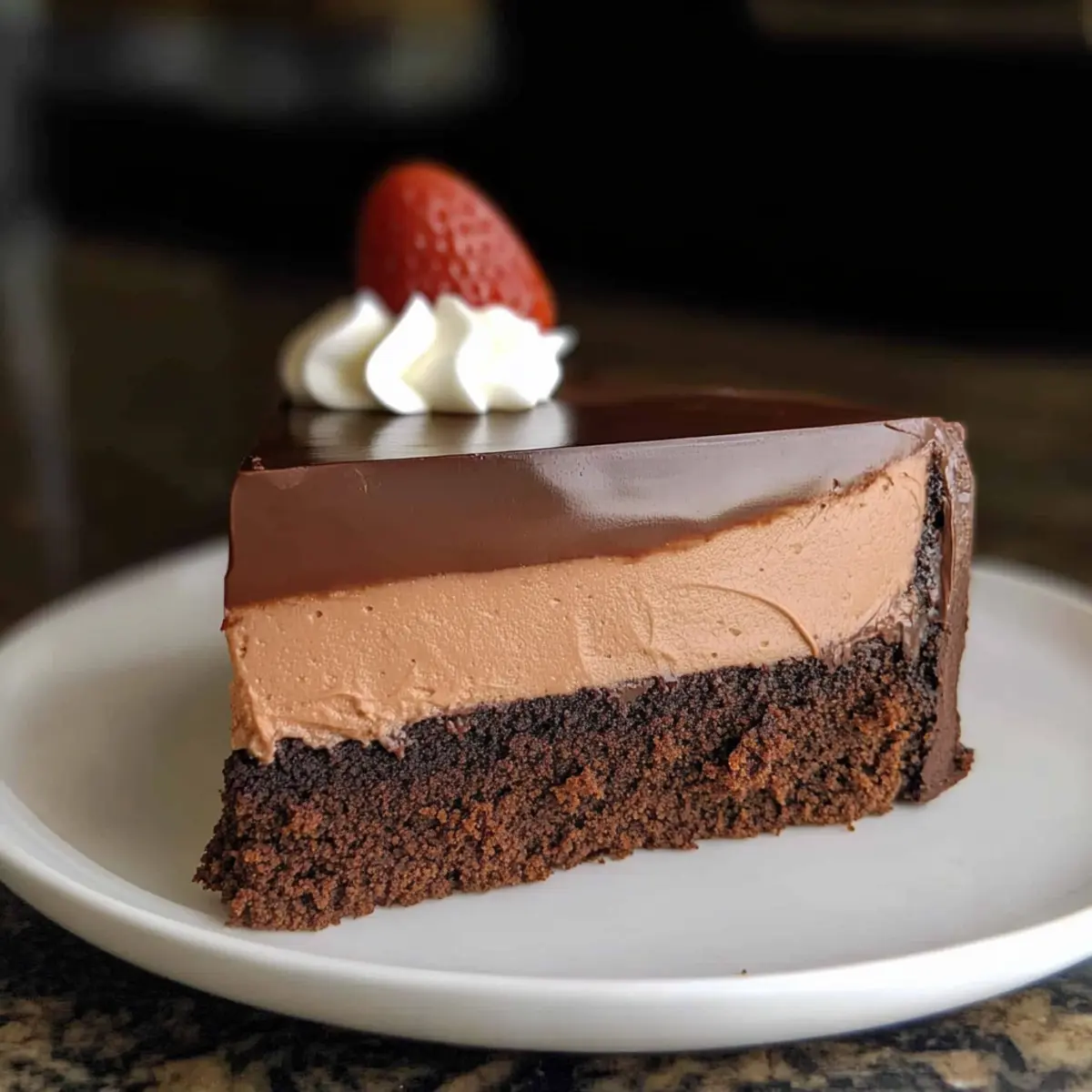 Triple Nutella Mousse Cake