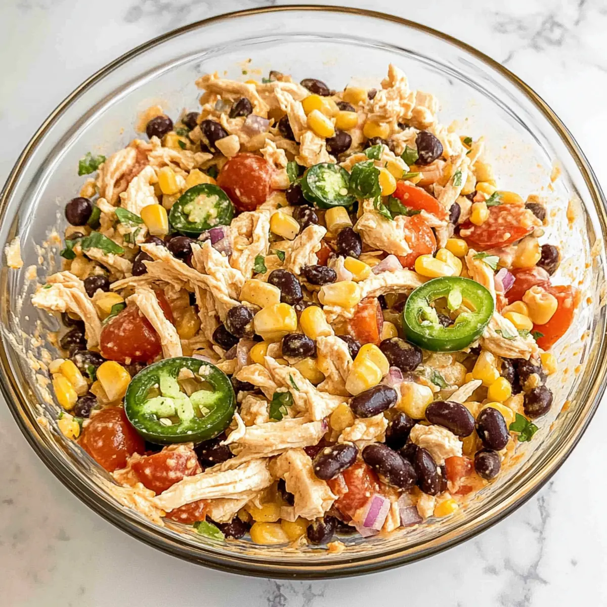 Quick Southwest Chicken Salad: Fresh, Flavorful, and Fun! 4 Quick Southwest Chicken Salad