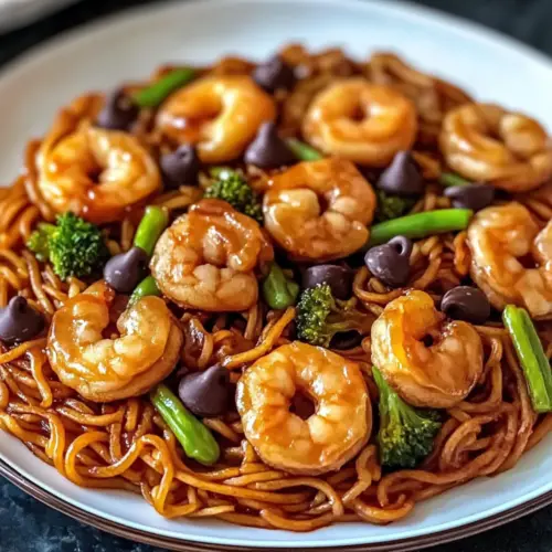 High-Protein Shrimp Stir Fry with Noodles