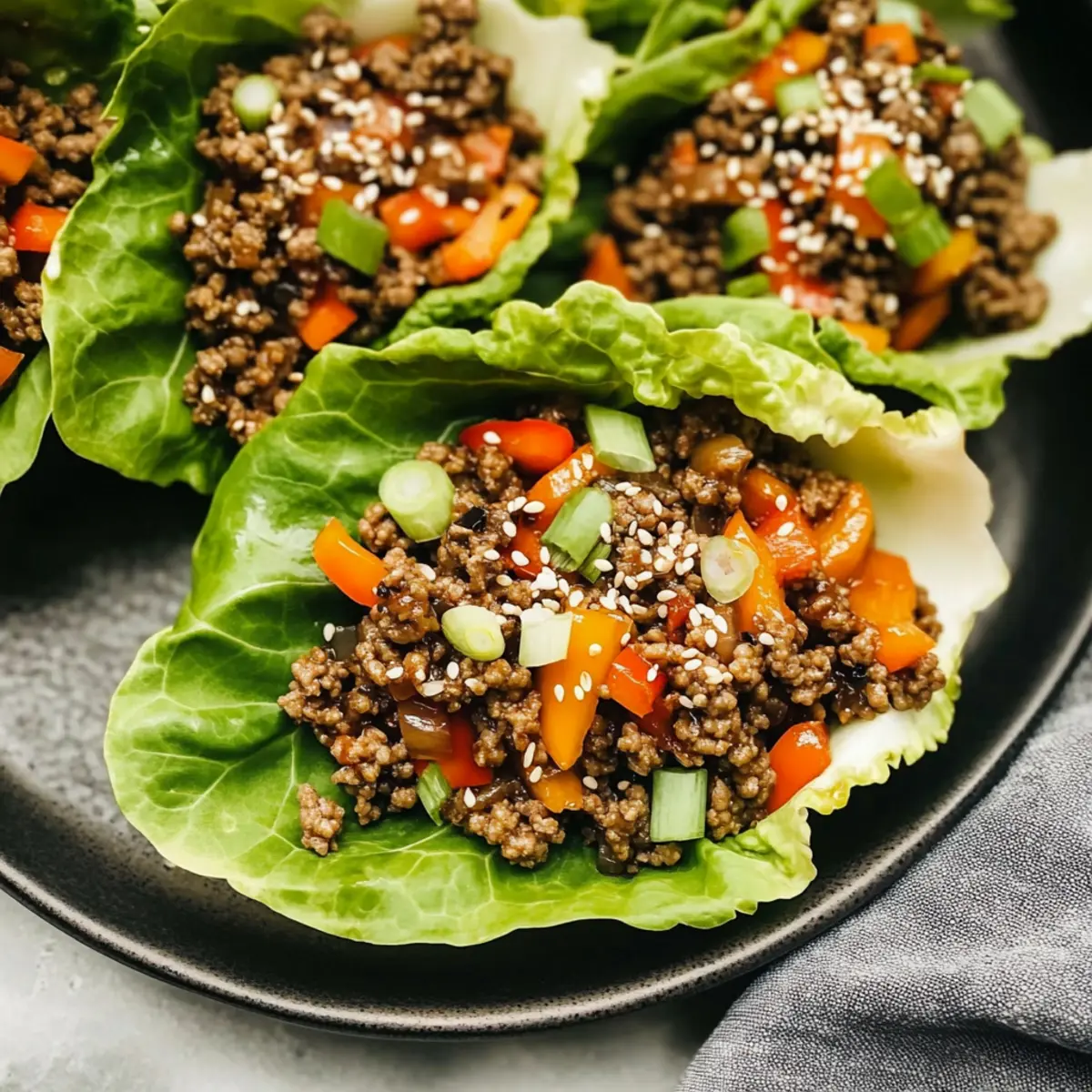 Savory Asian-Style Ground Beef Lettuce Wraps You’ll Love 4 Asian-Style Ground Beef Lettuce Wraps