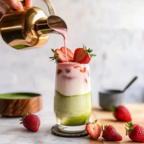 Strawberry Matcha Latte: Refreshing Bliss in Every Sip 3 Strawberry Matcha Latte