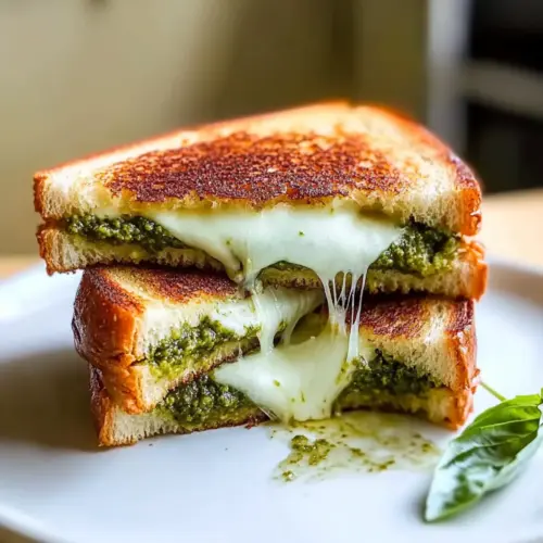 Pesto-Infused Sourdough Grilled Cheese That Melts Hearts 1 Pesto-Infused Sourdough Grilled Cheese