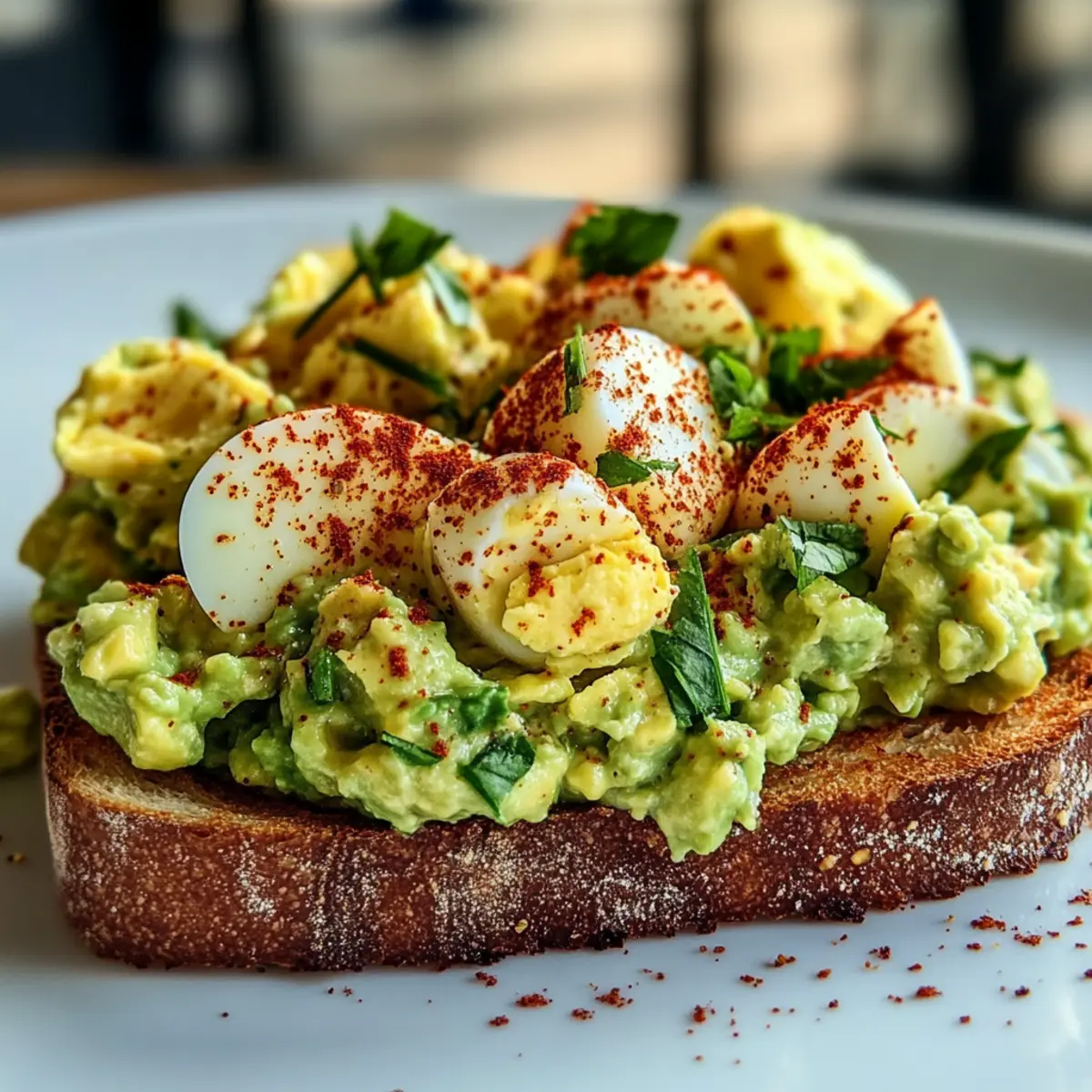 Avocado Egg Salad Toast with Paprika: A Flavorful Twist 4 Avocado Egg Salad Toast with Paprika