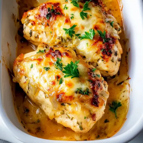 Cheesy French Onion Chicken: Comfort Food Made Easy 4 Cheesy French Onion Chicken