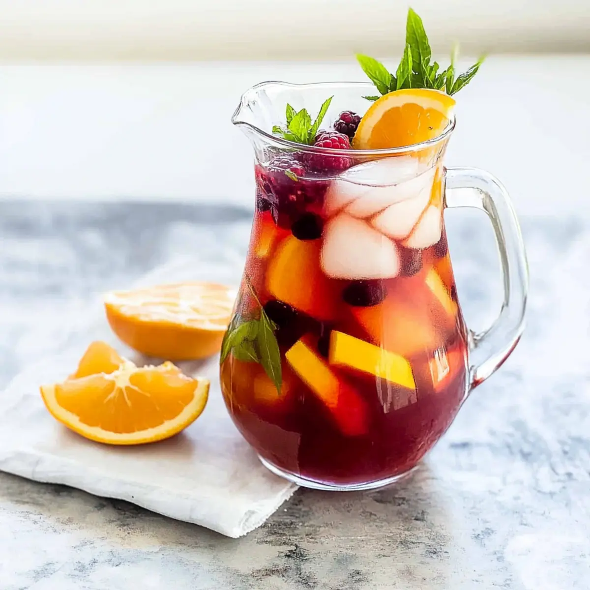 Zesty Non Alcoholic Sangria Mocktail for Any Celebration 4 Non Alcoholic Sangria (Sangria Mocktail)
