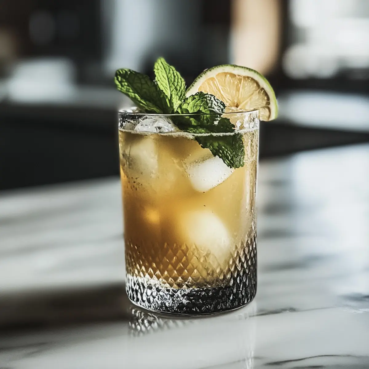 Apple Ginger Fizz Mocktail