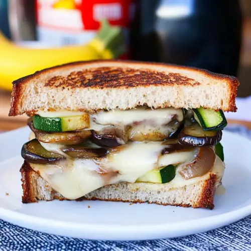 Crispy Grilled Cheese and Vegetable Sandwich Delight 2 Grilled Cheese and Vegetable Sandwich
