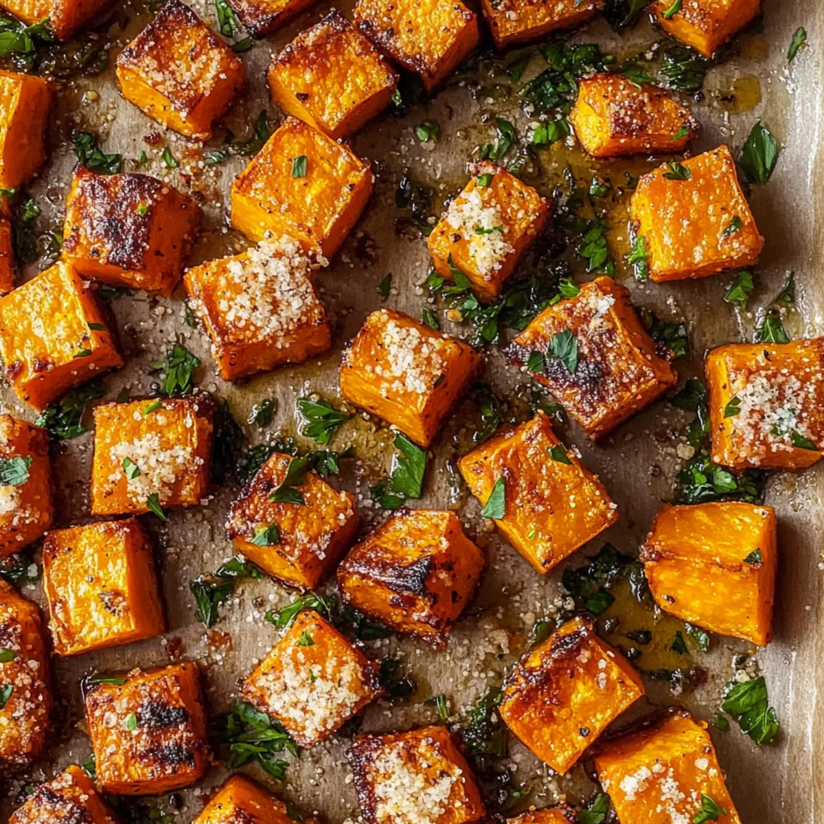 Crispy Garlic Parmesan Roasted Sweet Potatoes You’ll Crave 4 Garlic Parmesan Roasted Sweet Potatoes