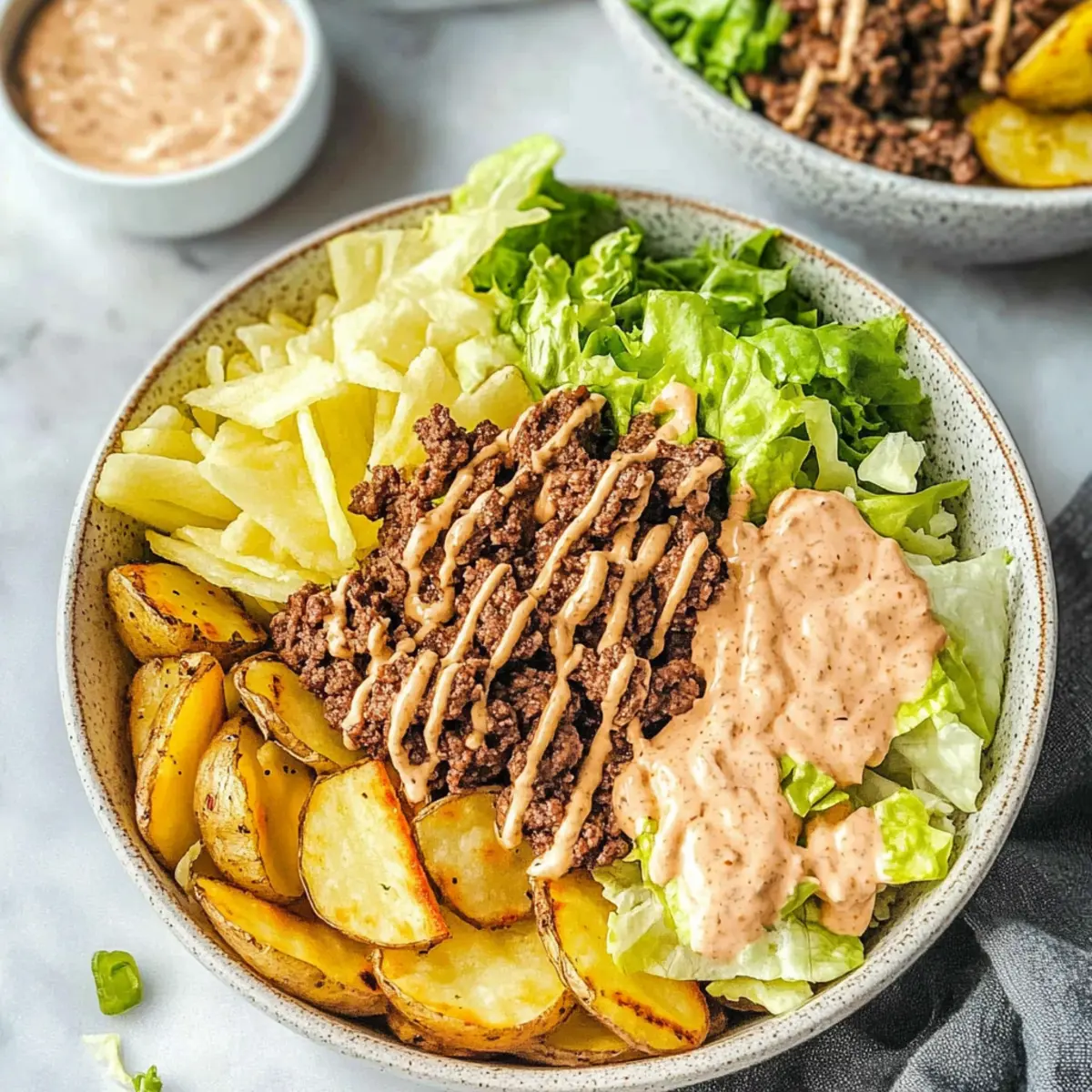 Burger Bowls