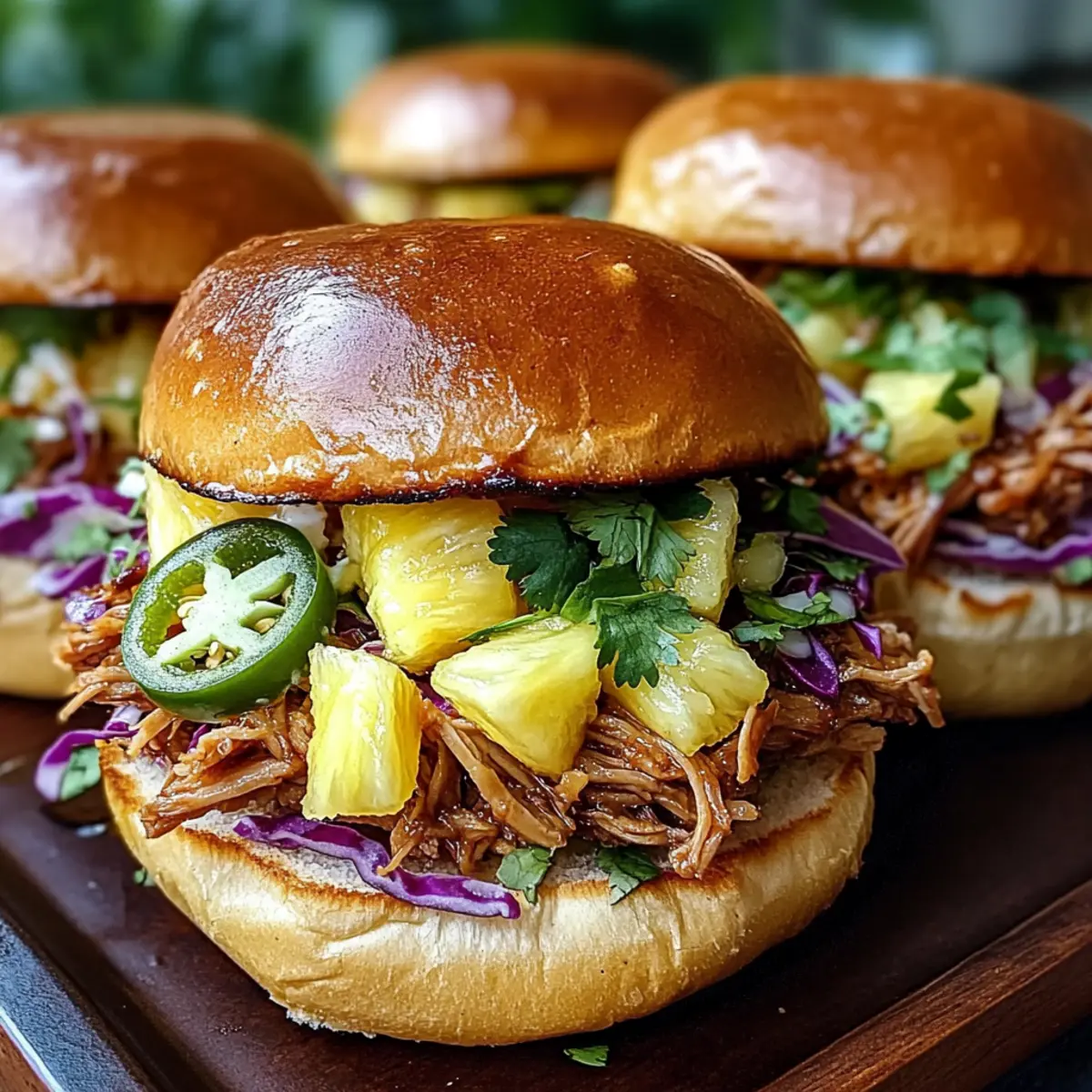 Pulled Pork Hawaiian Sliders