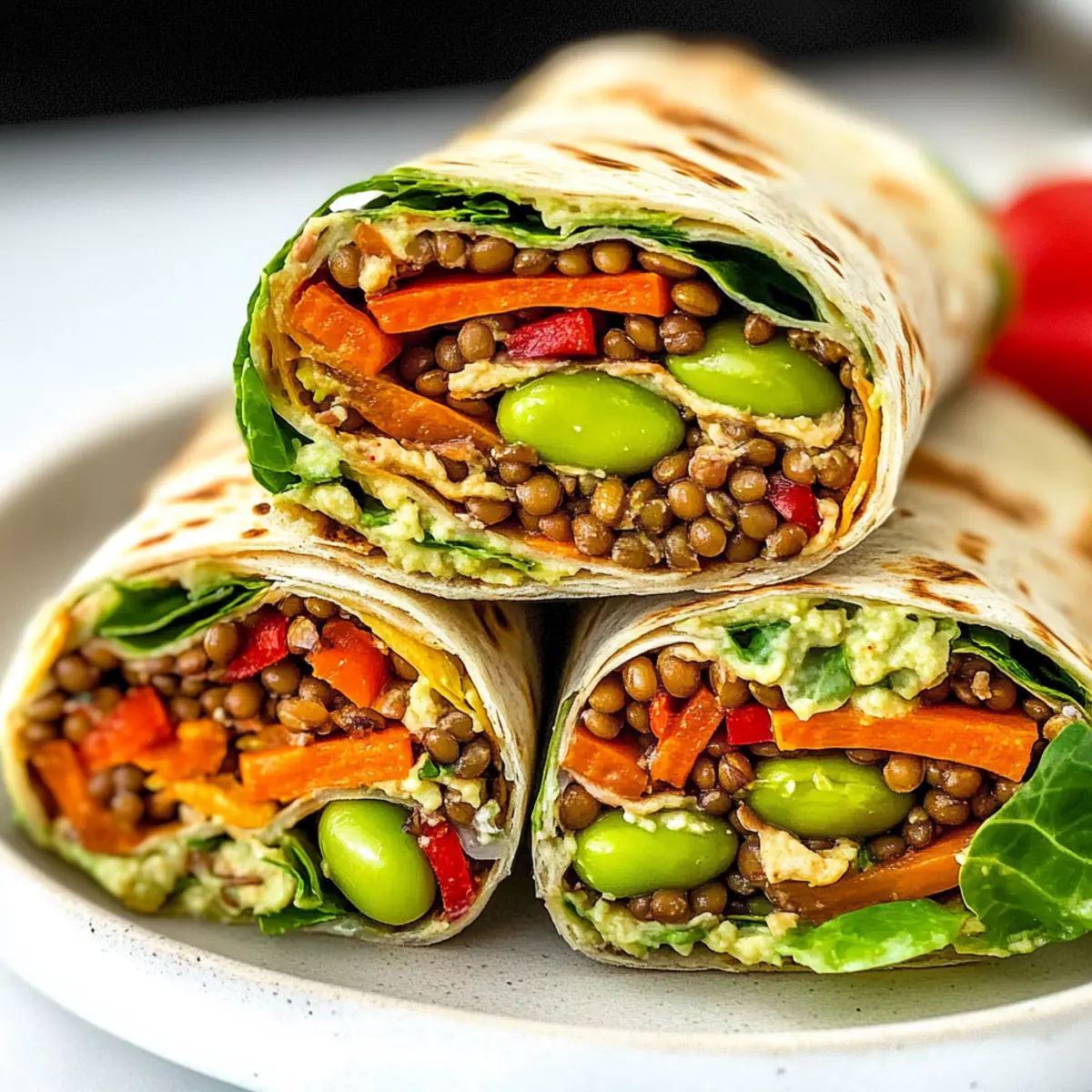High-Protein Veggie Wrap to Brighten Your Lunch Hour 4 Veggie Wrap (High-Protein)