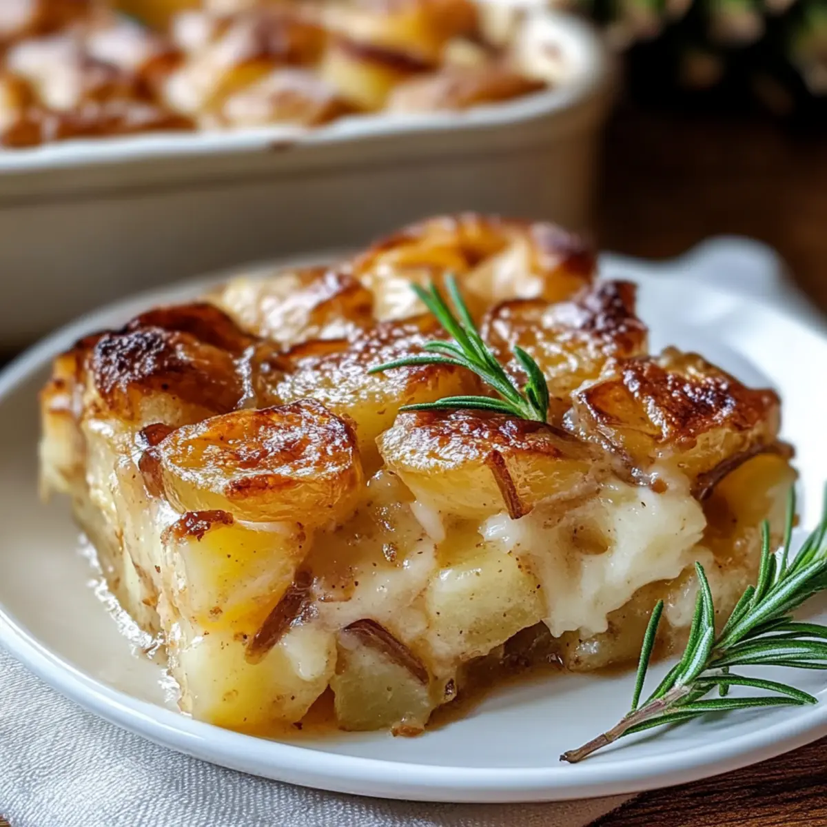 French Onion Potato Bake