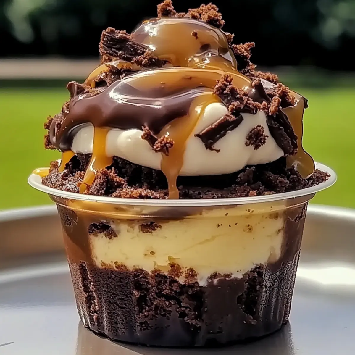 Indulge in Loaded Brownie Cheesecake Cups