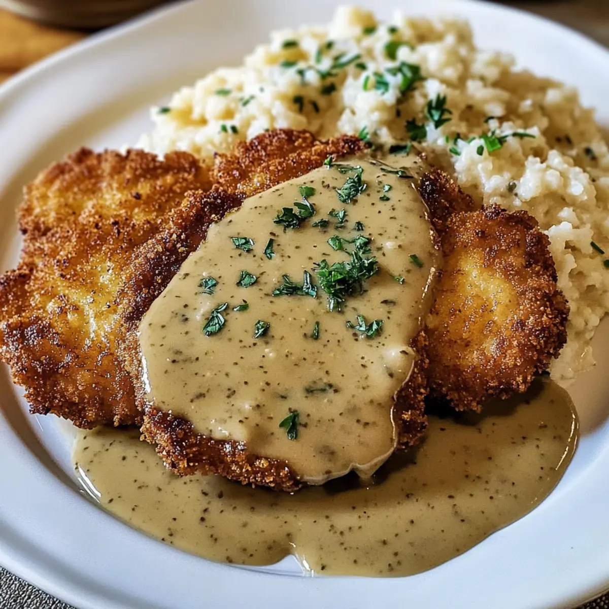 Crispy Easy Pork Schnitzel with Creamy Dijon Gravy Delight 4 unnamed file 95