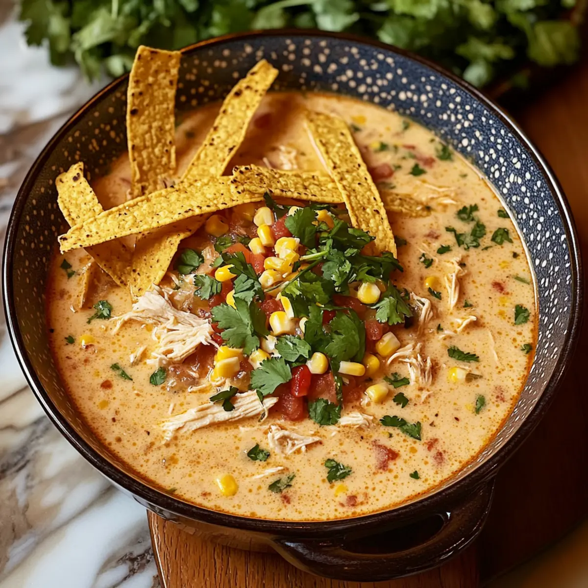 Easy Creamy Chicken Tortilla Soup for Cozy Nights In 4 Easy Creamy Chicken Tortilla Soup