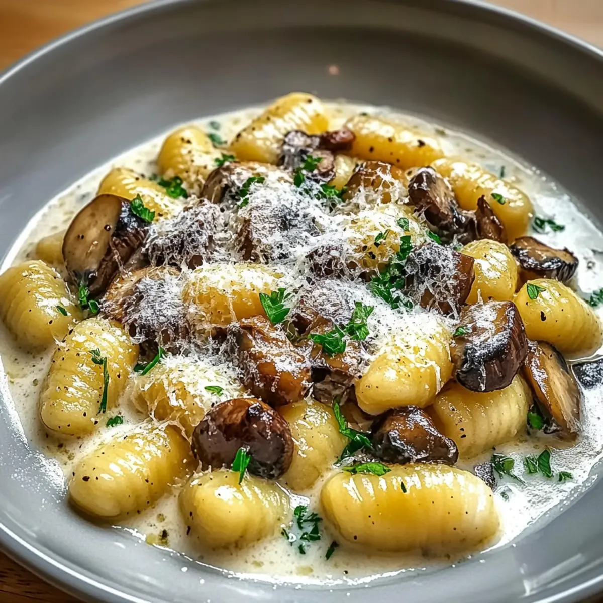 Cozy Mushroom Gnocchi with Parmesan Cream Sauce Bliss 2 unnamed file 110
