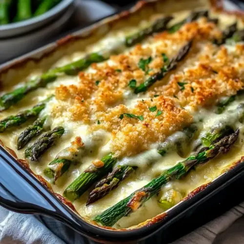 Comforting Cheesy Asparagus Casserole for Cozy Nights 7 Cheesy Asparagus Casserole