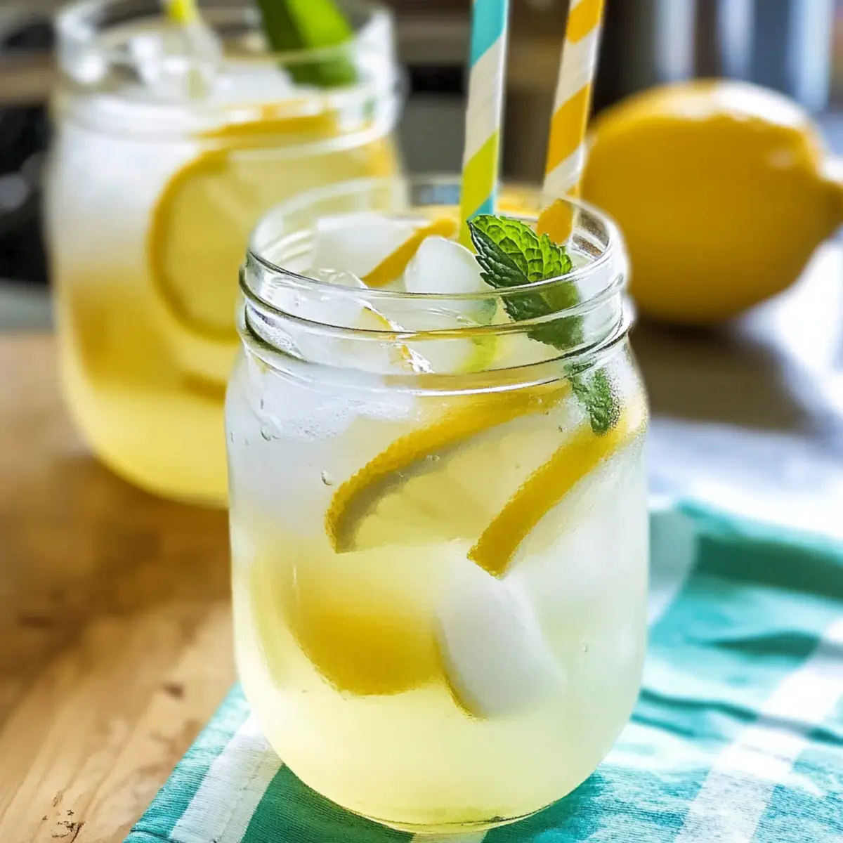 Homemade Lemon Shake Up
