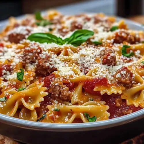 Baked Bowtie Pasta with Italian Sausage: Cozy Comfort Food 11 Baked Bowtie Pasta with Italian Sausage
