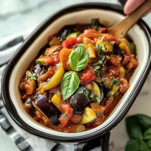 Herbed Crockpot Ratatouille – A Cozy, Flavor-Packed Delight 9 Herbed Crockpot Ratatouille