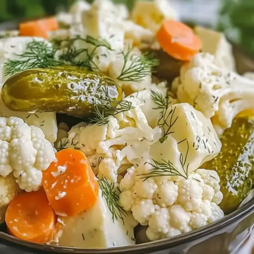 Dill Pickle Salad Cauliflower for a Crunchy Fresh Twist 7 Dill Pickle Salad Cauliflower