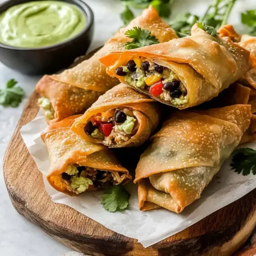 Homemade Chili’s Southwestern Egg Rolls with Avocado Ranch 1 Chili’s Southwestern Egg Rolls