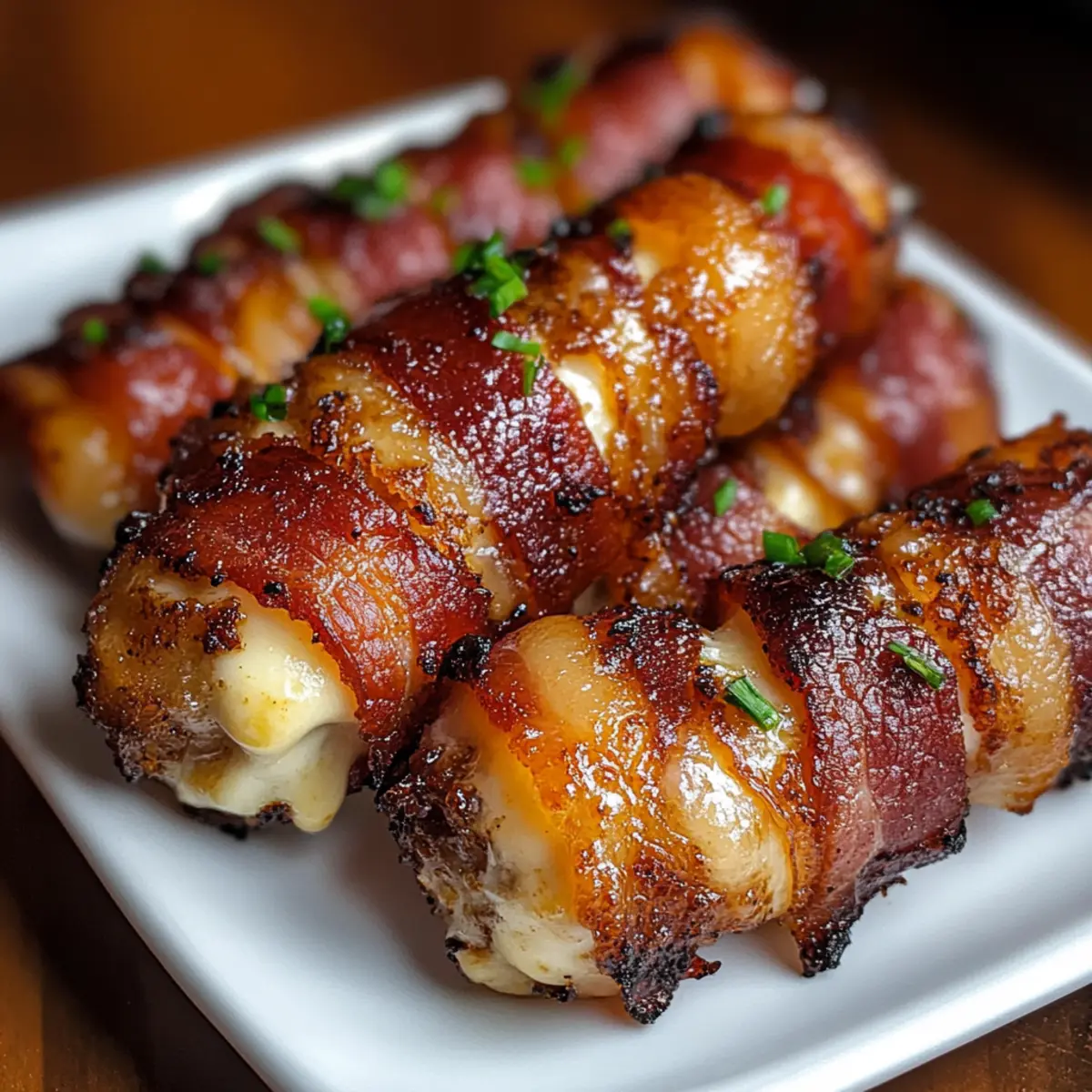 Crispy Bacon-Wrapped Mozzarella Sticks That You'll Crave 4 Crispy Bacon-Wrapped Mozzarella Sticks