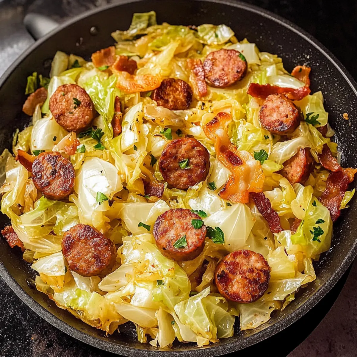 Delicious Fried Cabbage and Sausage for Cozy Nights 4 Fried Cabbage and Sausage