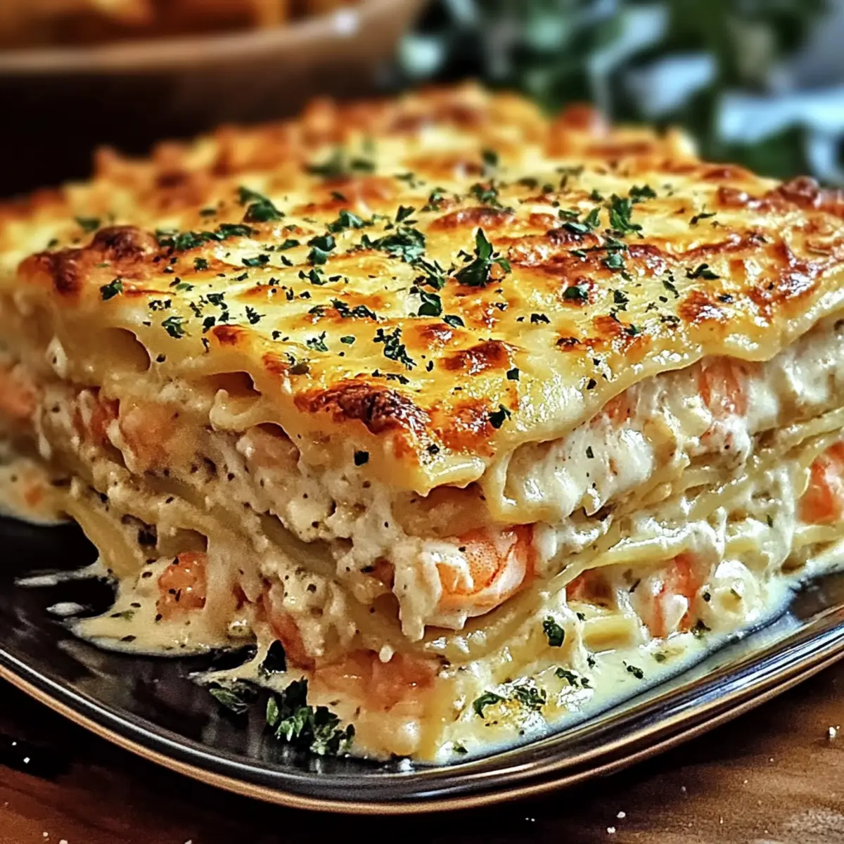 Incredible Shrimp Crab Lasagna