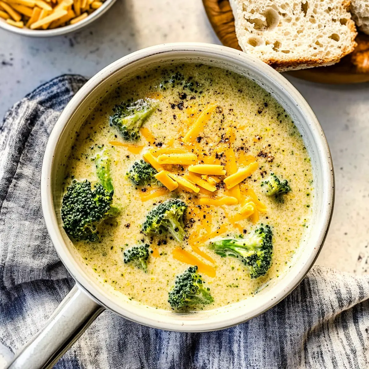 Cream of Broccoli Cheese Soup
