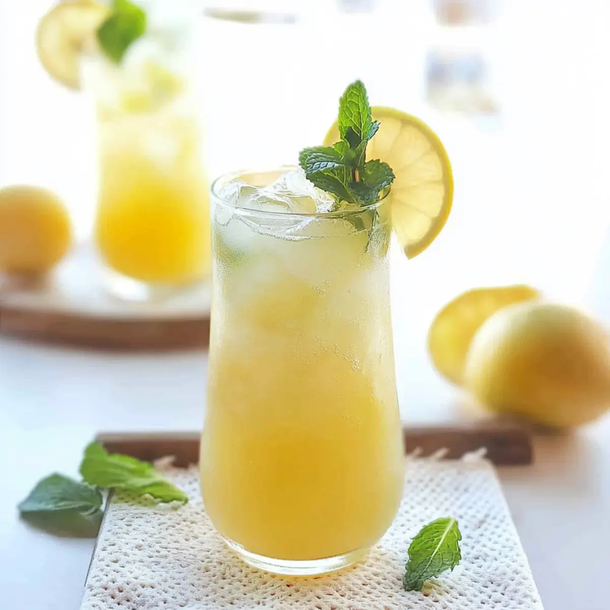 Refreshing Apple Lemon Mint Fruit Cooler for Hot Summer Days 4 Apple Lemon Mint Fruit Cooler